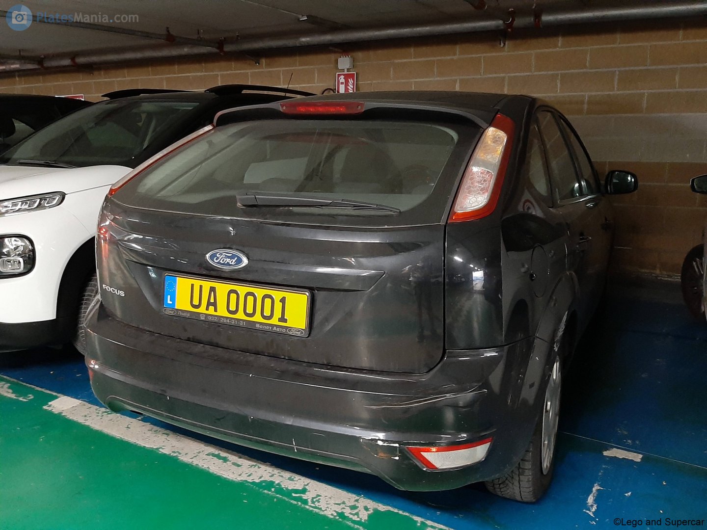 UA 0001, Ford Focus 2nd gen (Classic) 5-door Hatch (DA3; C307), facelift, 2008–2011 (–2014 for CN- and LATAM-market)