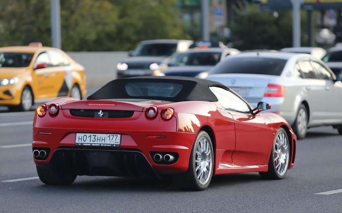 н 013 нн 177, Ferrari F430 1st gen Spider (F131), 2004–2009