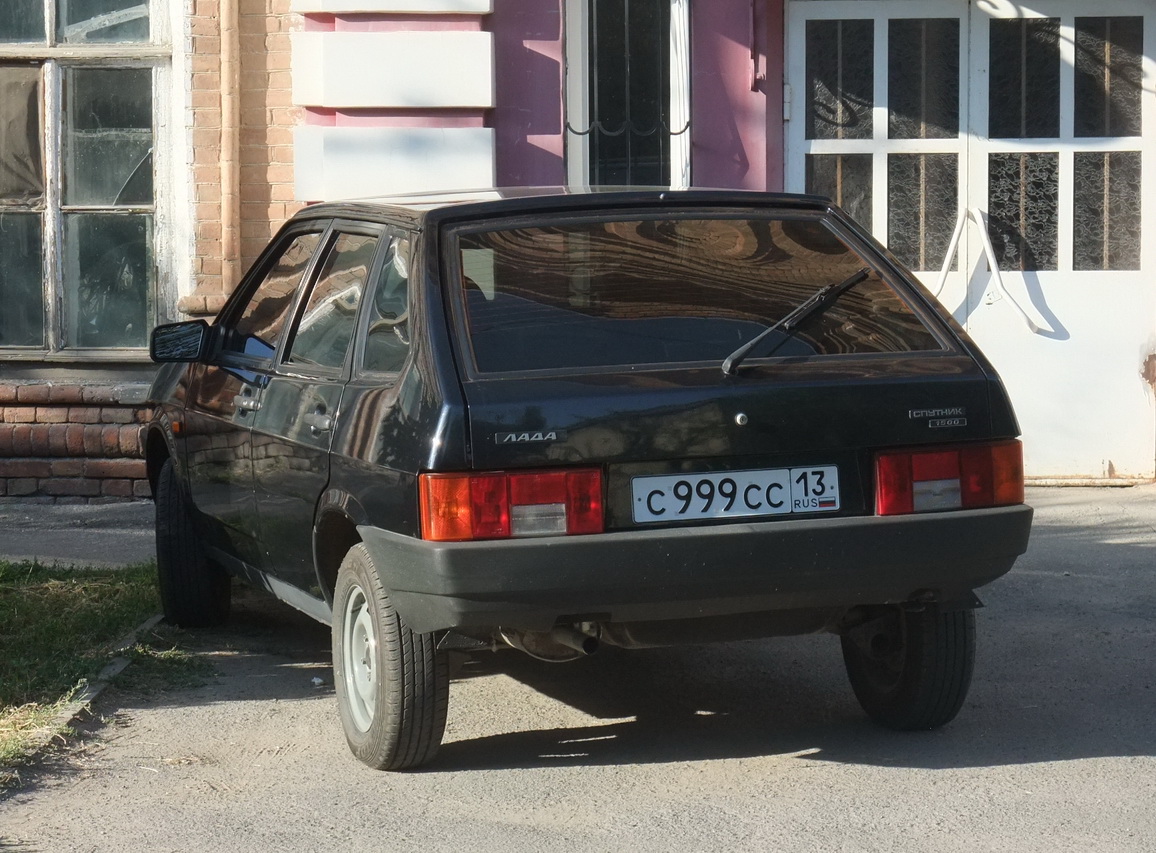 с 999 сс 13, Lada (VAZ) 2109 2109 Спутник (Samara/Forma/Sputnik), 1987–2004 (–2011 for others)