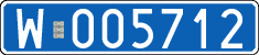 License plates of Poland, Diplomatic