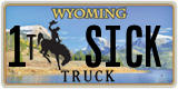 Wyoming, Vanity Plates (1(2) XXXXX)