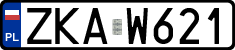 License plates of Poland, Regular car plates