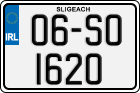 License plate of Ireland, Regular plates