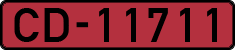 License plate of Latvia, Diplomatic
