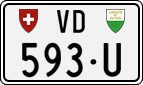 License plate of Switzerland, Dealer (with 