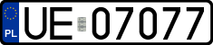 License plates of Poland, Military