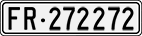 License plate of Switzerland, Cars