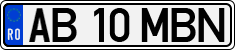 License plate of Romania, Regular plates