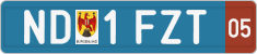 License plate of Austria, Provisional