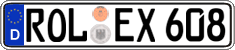 German license plate, Regular plates