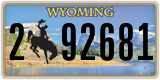 Wyoming, 1(2) 1234X