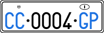 License plate of Italy, Diplomatic