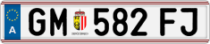 License plate of Austria, Regular plates