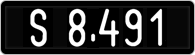 License plate of Austria, 1947 year system