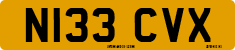 License plate of the United Kingdom, 1983 year system