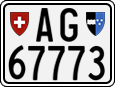 License plate of Switzerland, Motorcycles