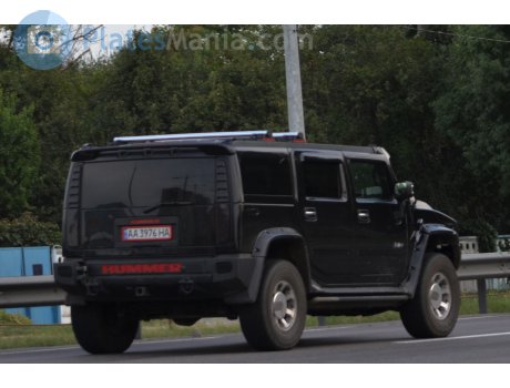 AA 3976 HA, HUMMER H2