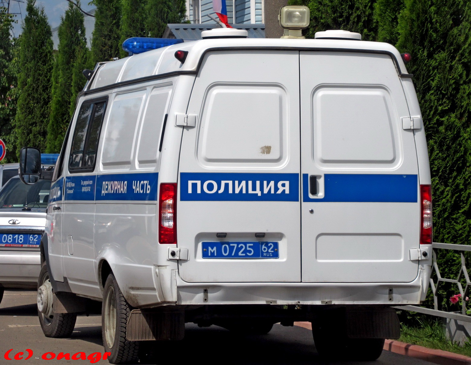 м 0725 62, GAZ 3221 ГАЗель 32215 Police Van, facelift, 2003–