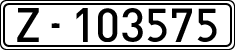 License plates of Spain, 1900 year series