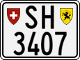 License plate of Switzerland, Motorcycles