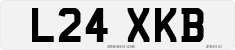 License plate of the United Kingdom, 1983 year system