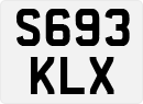 License plate of the United Kingdom, 1983 year system