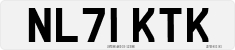 License plate of the United Kingdom, 2001 year system