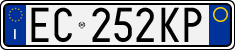 License plate of Italy, Cars (1994 year series)