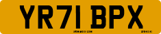 License plate of the United Kingdom, 2001 year system
