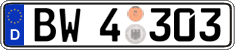 German license plate, Authorities and federal agencies