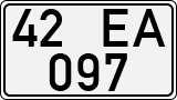 License plate of Turkey, Regular plates