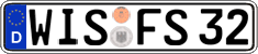 German license plate, Regular plates