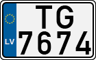 License plate of Latvia, Motorcycles