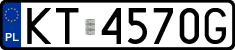 License plates of Poland, Regular car plates