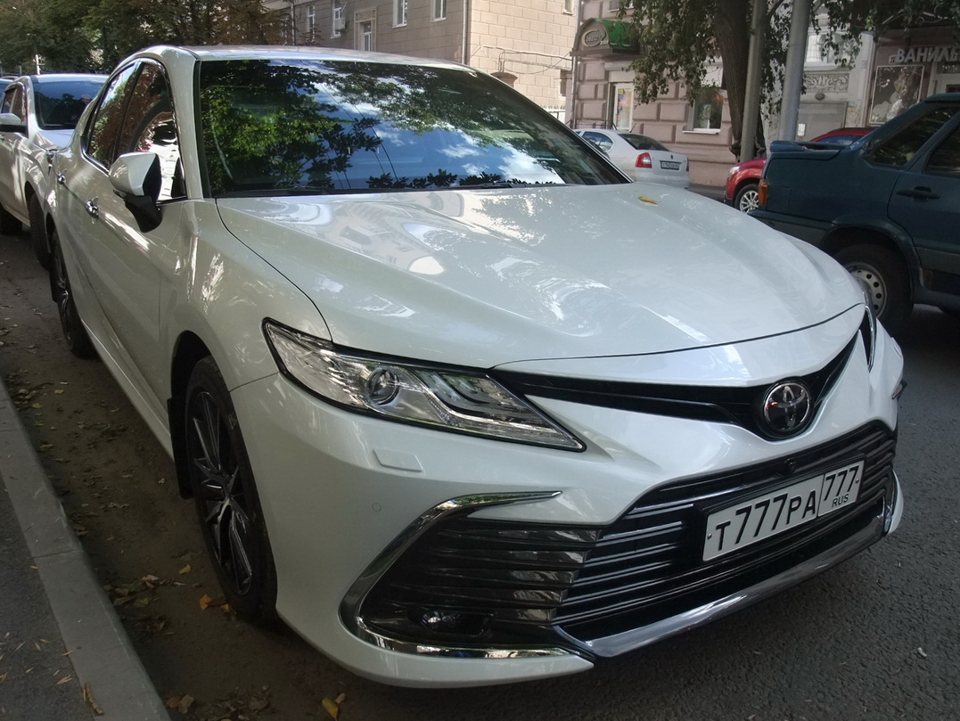 т 777 ра 777, Toyota Camry 8th gen (XV70), 2017–