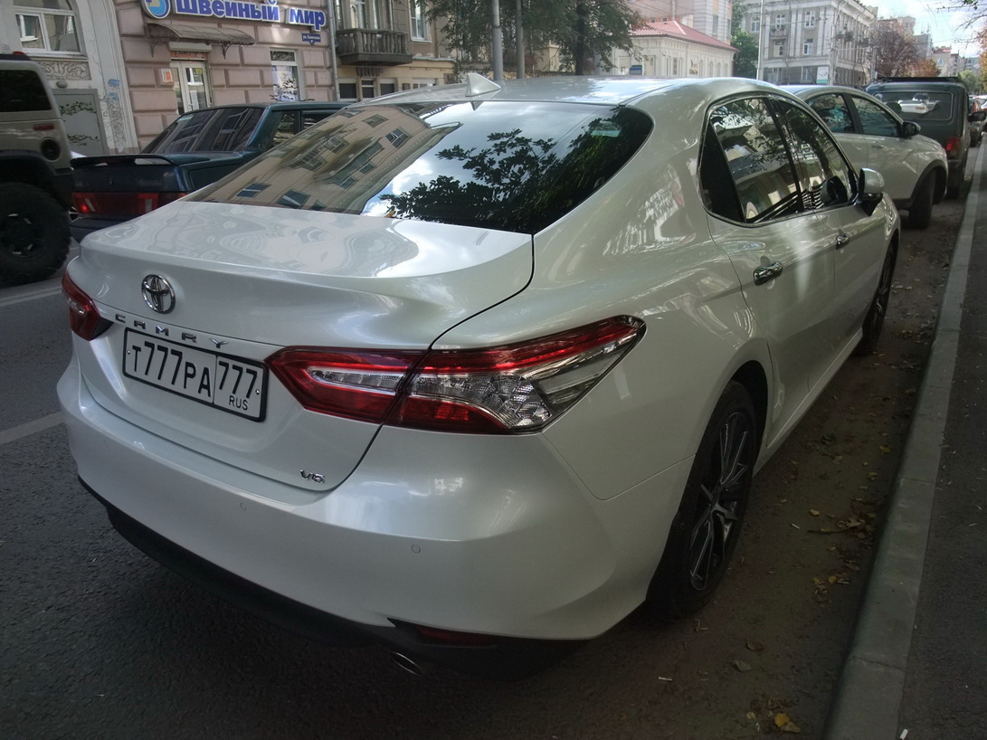 т 777 ра 777, Toyota Camry 8th gen (XV70), 2017–
