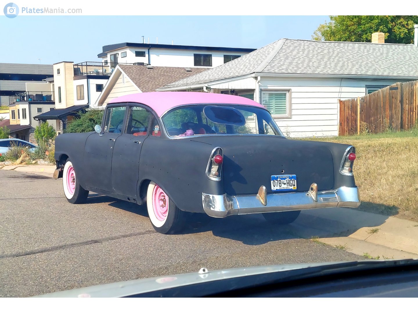 078-HGQ, Chevrolet 150 2nd gen 1956 4-door Sedan (1503-1219; A-body), 1st facelift, 1955–1956