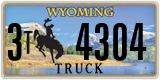 Wyoming, Truck (1(2) 12345)
