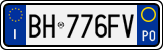 License plate of Italy, Cars (1994 year series)