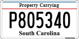 South Carolina, Property Carrying (P123456)
