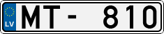 License plate of Latvia, Regular car plates