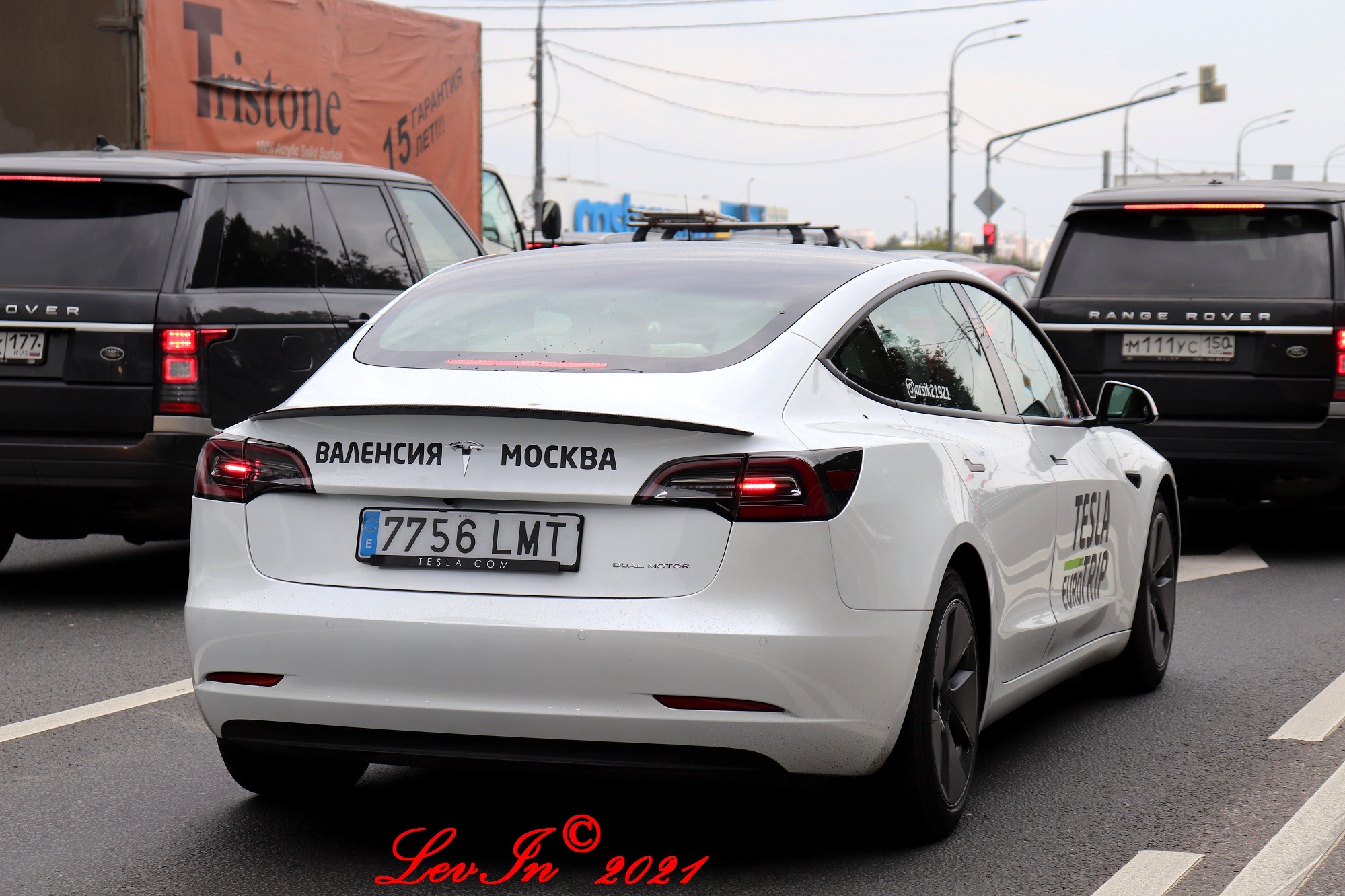 7756 LMT, Tesla Model 3 1st gen (5YJ3), 2017–2023