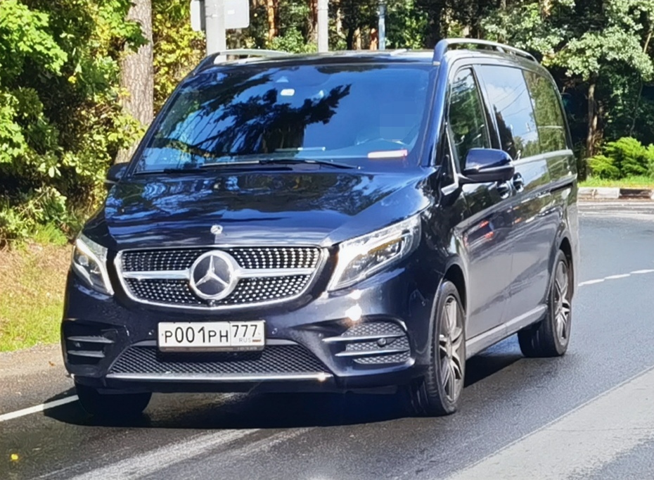 р 001 рн 777, Mercedes-Benz V-Klasse 3rd gen (W447), 2014–2023