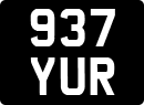 License plate of the United Kingdom, 1932 year system