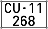 License plates of Spain, 1900 year series