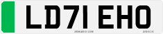 License plate of the United Kingdom, 2001 year system