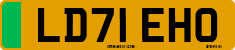 License plate of the United Kingdom, 2001 year system