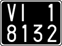 License plate of Italy, Cars (1927 year series)