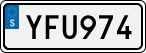 License plate of Sweden, Regular plates