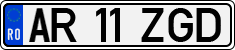 License plate of Romania, Regular plates